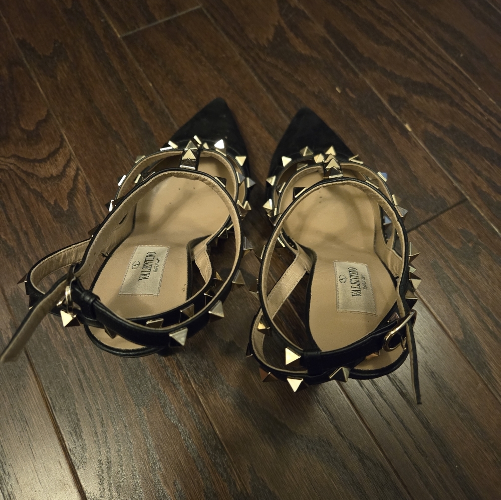 Valentino garavani suede rockstud - Picture 3 of 6